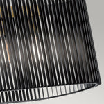 Quintiesse Linara 5 Light Linear Chandelier  Black & Natural Brass - Decolight Ltd 