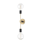 Mitzi Lighting Astrid Aged Brass\Black Wall Light - Decolight Ltd 