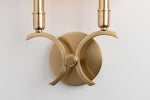 Mitzi Lighting Gwen Aged Brass Wall Light - Decolight Ltd 