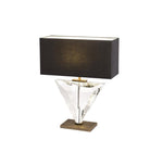 Decolight Caitlin Art Deco Brass & Glass Table Lamp