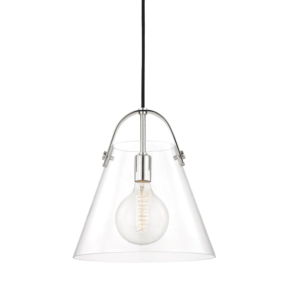 Mitzi Lighting Karin Polished Nickel Lantern Ceiling Pendant