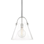 Mitzi Lighting Karin Polished Nickel Lantern Ceiling Pendant