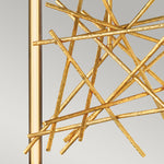 Quintiesse Styx LED Pendant  Black & Gilded Gold - Decolight Ltd 