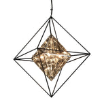 Troy Lighting Epic Geometric Forged Iron Small 4 Lt Ceiling Light