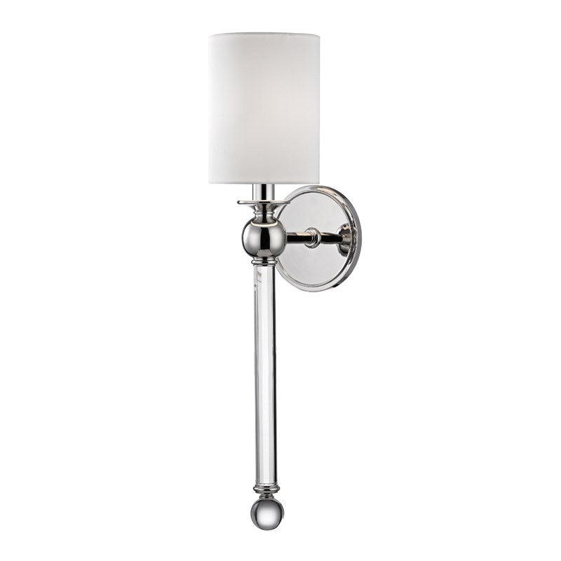 Hudson Valley Gordon Polished Nickel Wall Light - Decolight Ltd 