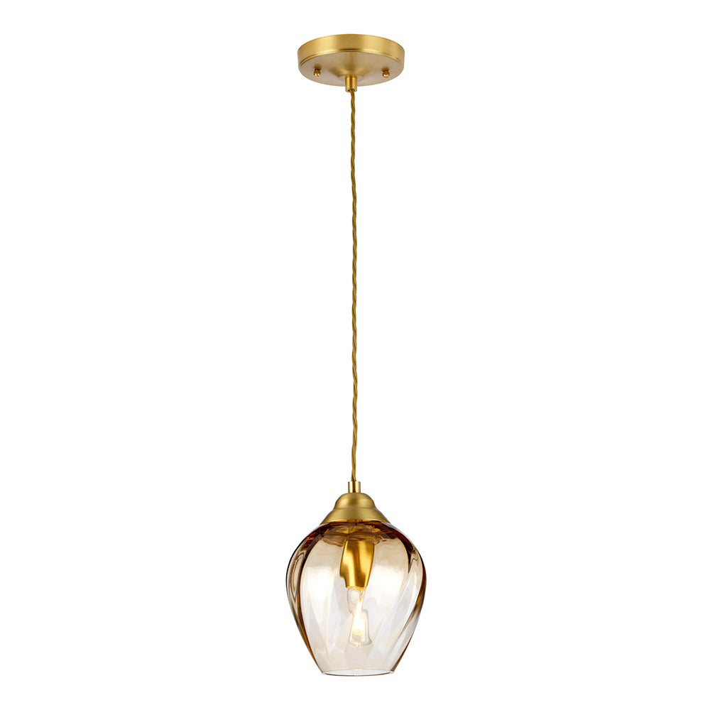 Decolight Roma Aged Brass Ceiling Pendant - Decolight Ltd 