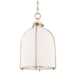 Hudson Valley Eldridge Aged Brass Ceiling Light - Decolight Ltd 
