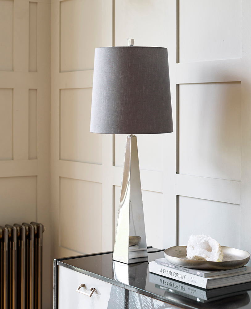 Decolight Ascent Silver Table Lamp