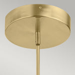 Quintiesse Calters Medium LED Pendant  Champagne Gold - Decolight Ltd 