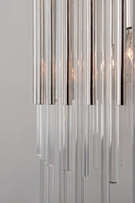 Hudson Valley Small Polished Nickel Wallis Ceiling Light - Decolight Ltd 