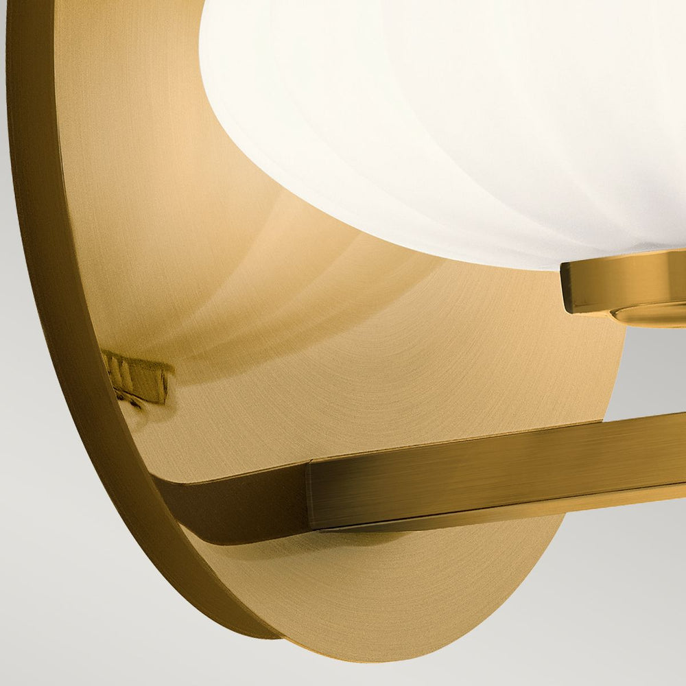 Quintiesse Pim 1 Light Wall Light  Fox Gold - Decolight Ltd 