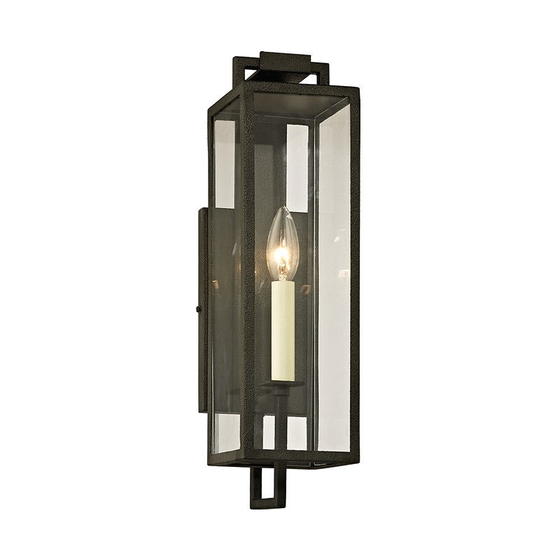 Troy Lighting Small Beckham Forged Iron Wall Light - Decolight Ltd 