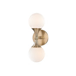 Hudson Valley Aged Brass Astoria Wall Scone - Decolight Ltd 