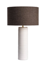 Heathfield & Co Ripple White Ceramic Table Lamp
