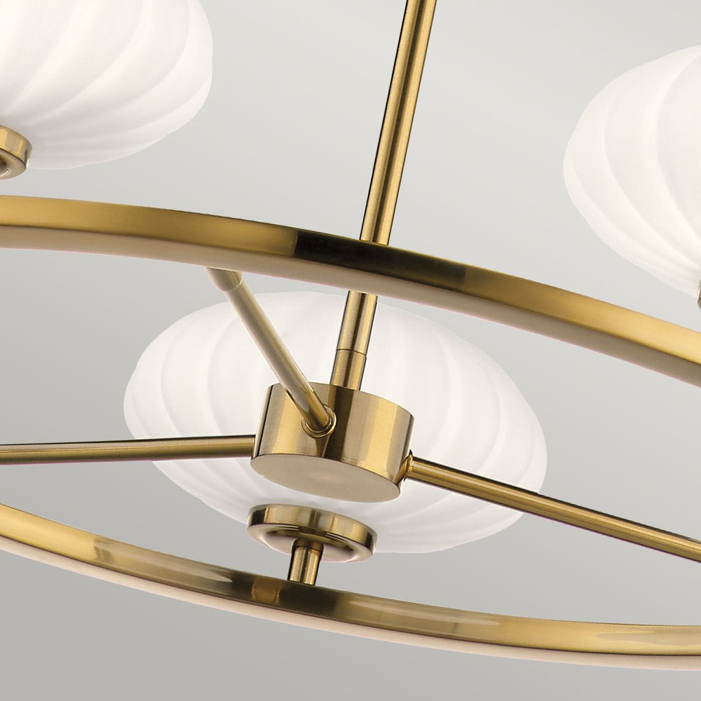 Quintiesse Pim Bathroom Ceiling Light -Gold - Decolight Ltd 