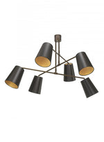 Heathfield Andromeda Antique Brass Mid - Century Ceiling Pendant Light