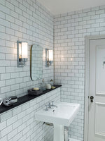 Decolight Chester  Bathroom Polished Nickel Wall Light - Decolight Ltd 