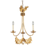 Decolight Cleo 3lt Gold Leaf Ceiling Light