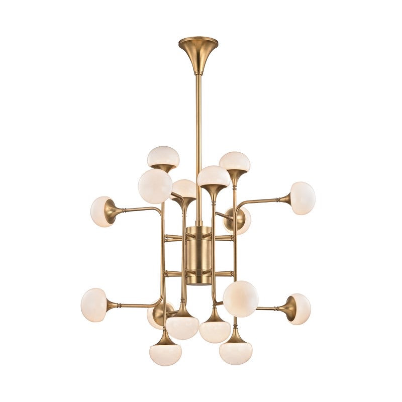 Hudson Valley Aged Brass Fleming Ceiling Light