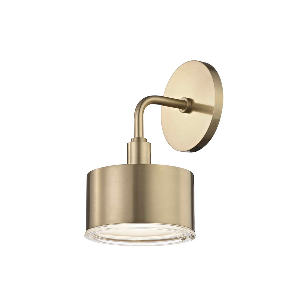 Mitzi Lighting Nora Aged Brass Wall Light - Decolight Ltd 