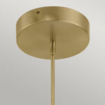 Quintiesse Calters LED Isle Pendant  Champagne Gold - Decolight Ltd 