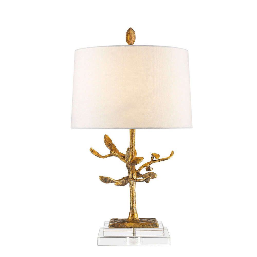 Decolight Carrie Gold Leaf Table Lamp