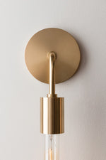Mitzi Lighting Ava Aged Brass Wall Light - Decolight Ltd 