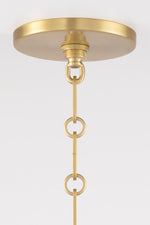 Hudson Valley Eldridge Aged Brass Ceiling Pendent - Decolight Ltd 