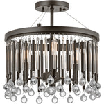 Decolight Valeria Semi Flush Light Bronze Finish