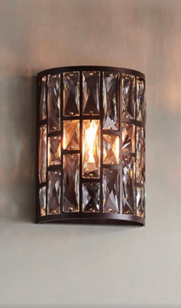 Decolight Ella Dark Bronze Wall Light 