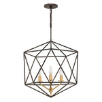 Decolight GEOMETRIC GEM CHANDELIER 3 Light Ceiling