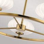 Quintiesse Pim 5 Light Chandelier   Fox Gold - Decolight Ltd 