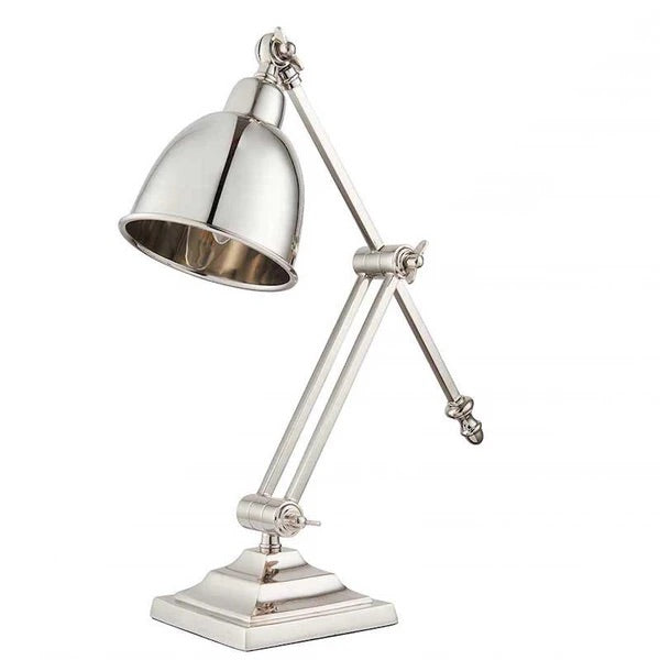 Decolight Chelsea Nickel Desk Lamp - Decolight Ltd 