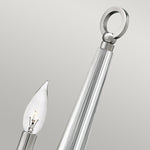 Quintiesse Ascher 1 Light Wall Light Polished Nickel - Decolight Ltd 