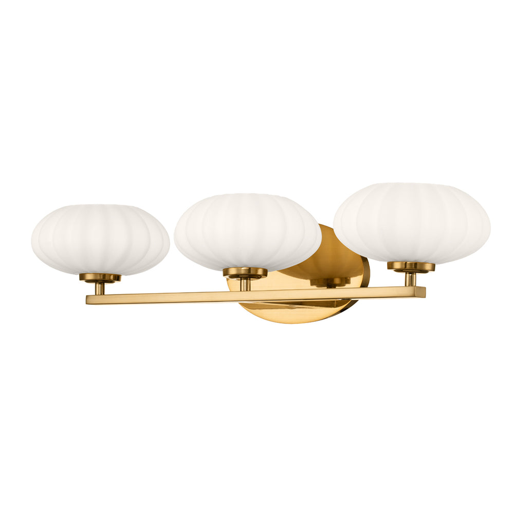 Quintiesse Pim Bathroom Bar  Wall Light  Fox Gold