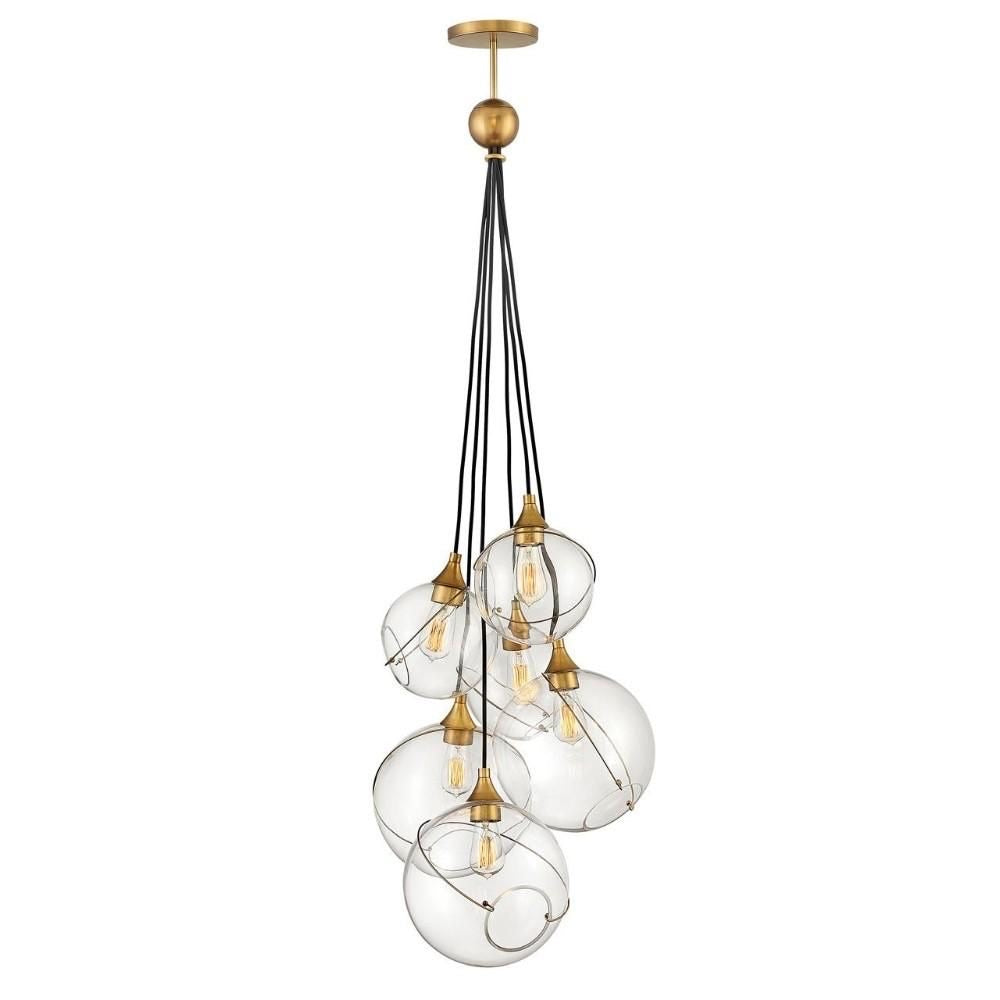 Decolight Skye 6 Light Mid Century Ceiling Pendant