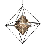 Troy Lighting Epic Geometric Forged Iron Medium Ceiling Light