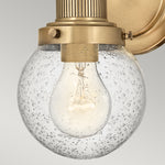 Quintiesse Poppy Bathroom Wall Light Heritage Brass - Decolight Ltd 