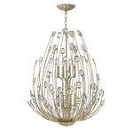 Decolight Bella Silver Leaf 8lt Chandelier