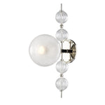 Hudson Valley Calypso Polished Nickel Wall Light - Decolight Ltd 