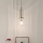 Quintiesse Kimrose 1 Light Mini Pendant  Polished Nickel - Decolight Ltd 