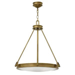 Decolight Louis 4 Light Pendant Heritage Brass