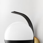 Mitzi Lighting Aly Black & Brass Wall Lighy - Decolight Ltd 