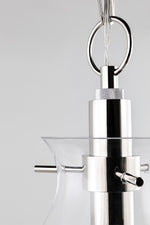 Hudson Valley Ivy Polished Nickel Small Ceiling Pendant - Decolight Ltd 