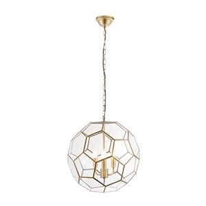 Decolight Honeycomb 3 lt Brass  Pendant light