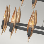 Quintiesse Willow 18 Light Chandelier   Carbon Black with Deluxe Gold - Decolight Ltd 