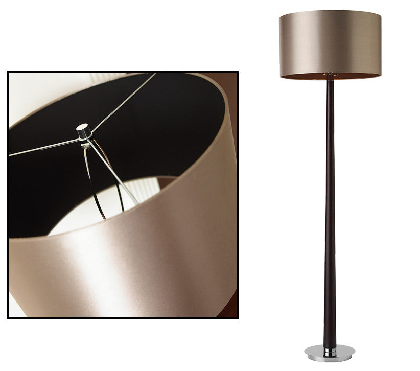 Decolight Cordova Mid Century Walnut Floor Lamp - Decolight Ltd 