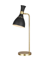 Decolight Noelle Black Mid Century Desk Lamp