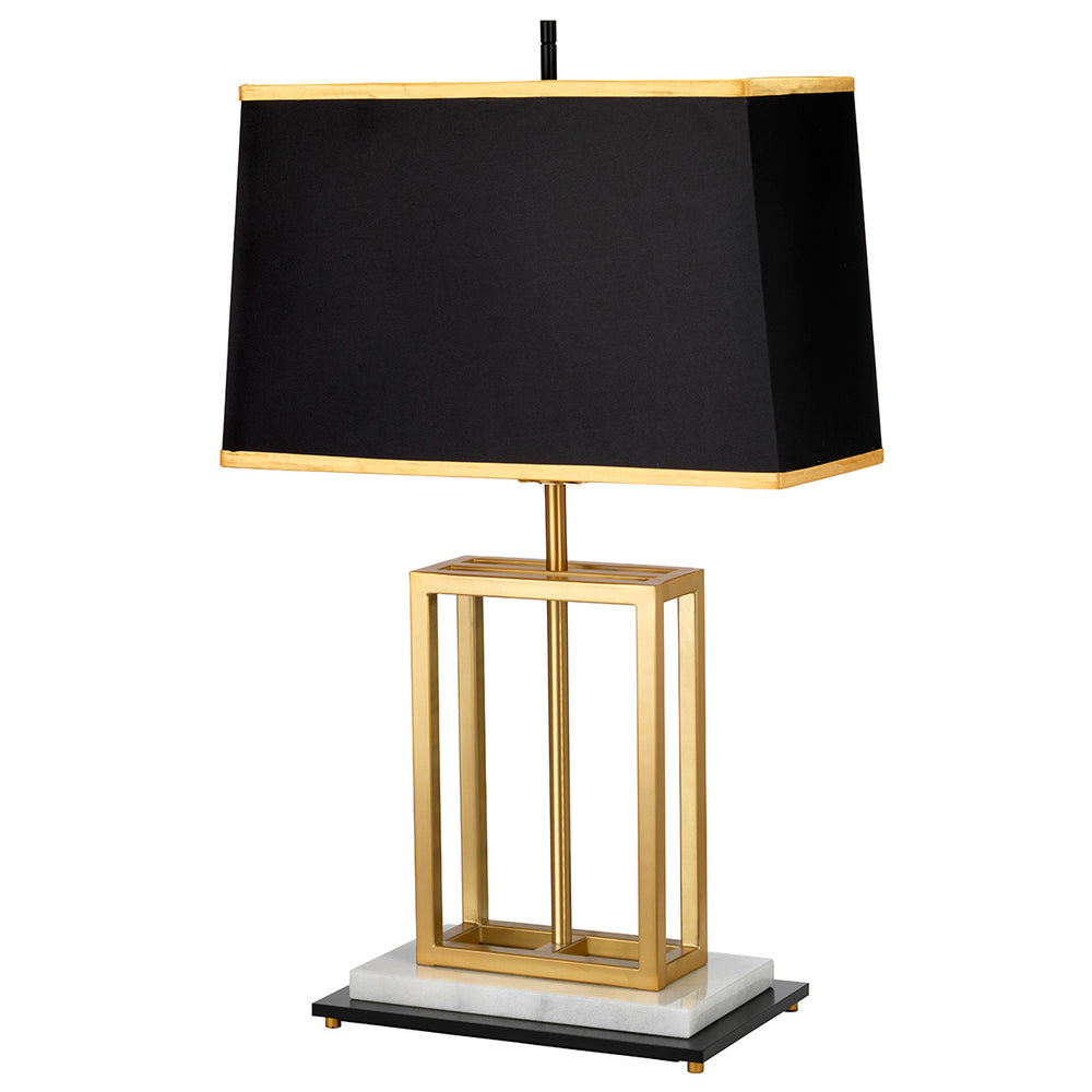 Decolight Cologne Aged Brass Table Lamp