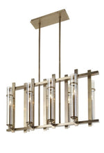 Decolight Louis Aged Brass Linear Ceiling Pendant